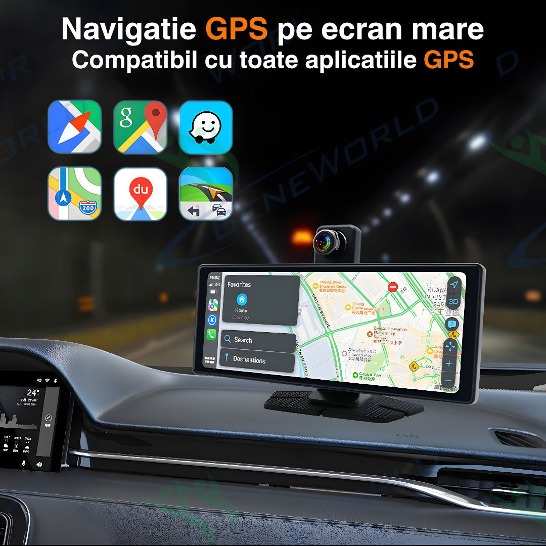CarFlow Pro Navigație AUTO Universală Apple Carplay/Android Auto